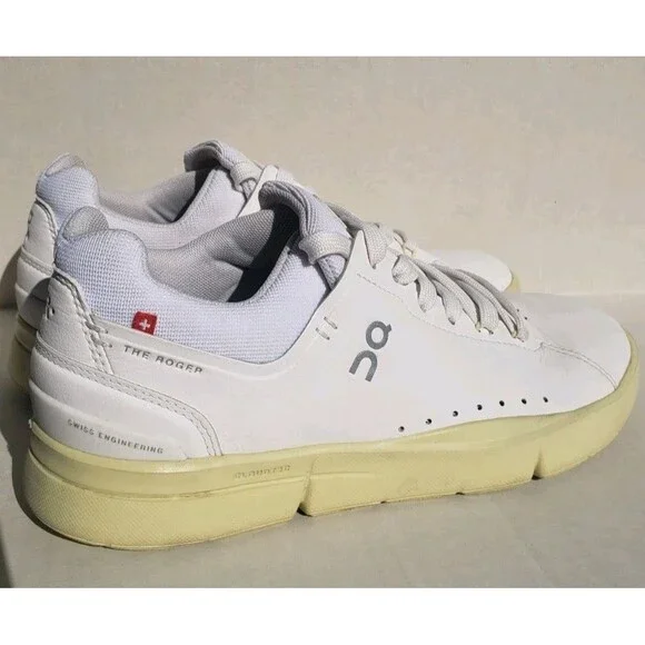 On Cloud THE ROGER Advantage Womens Running Shoes White Hay Size 6.5 - Picture 5 of 16